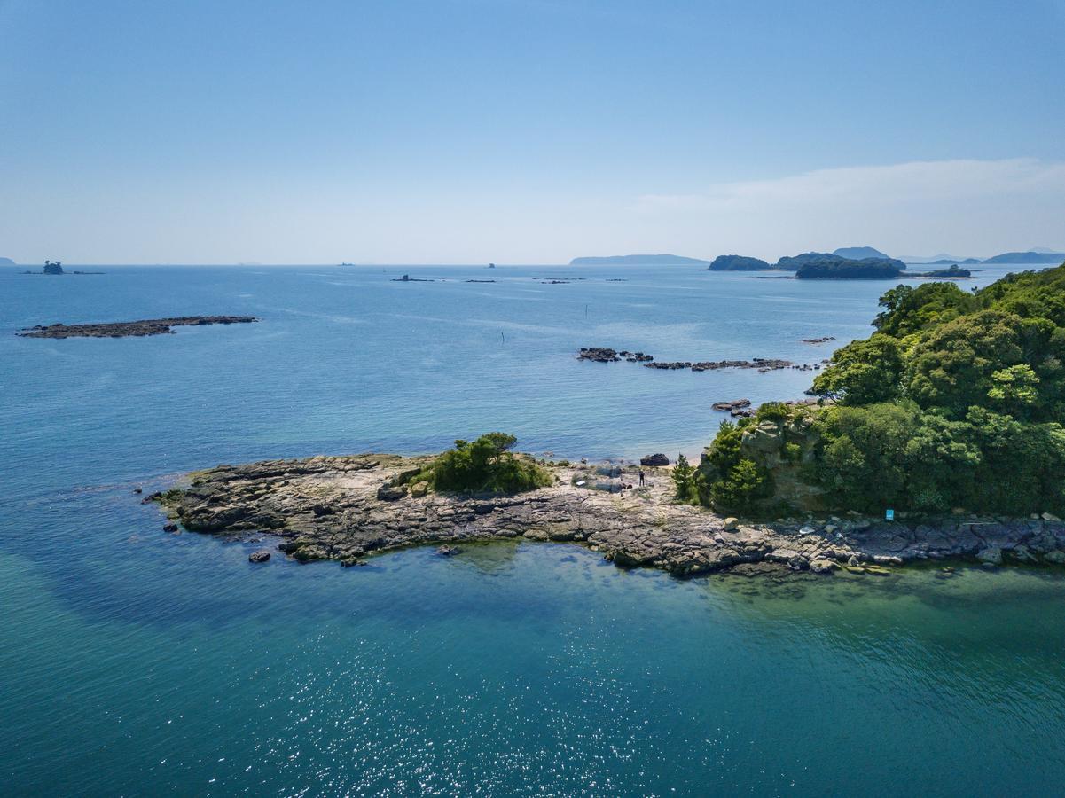 Kujyukushima Seaside Terrace Hotel Sasebo Bagian luar foto
