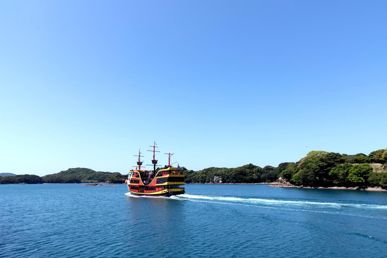 Kujyukushima Seaside Terrace Hotel Sasebo Bagian luar foto
